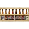 Coffret bois 8 bières bio Brasseur Savoyard - 33 cl