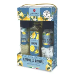 Coffret de 3 condiments au citron Collitali - les 3 pièces