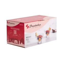 Coffret de 6 coupelles en verre transparent Bouquet Ø 10,9 cm - les 6 pièces