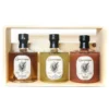 Coffret en bois à offrir avec 3 bouteilles de rhum Opamaya – 3 x 25 cl