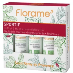 Coffret Sportif flacons 3 x 10 ml rouge