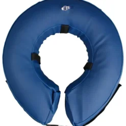 Collerette gonflable pour chien coloris bleue taille L - Ø40/60 cm