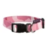 Collier Camouflage rose taille S