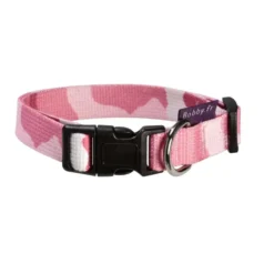 Collier Camouflage rose taille S