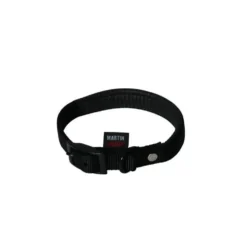 Collier chien 65cm noir confort 25mm