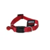 Collier pour chat en nylon rouge