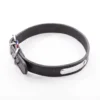 Collier pour chien en cuir coloris noir Martin Sellier Rive - Taille 20/50