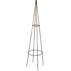 Colonne mini grimpante fer vieilli 1 m de hauteur