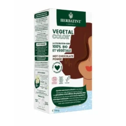 Coloration capillaire bio Vegetal Color hot chocolate power 100 g