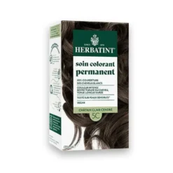 Coloration permanente pour cheveux châtain clair cendré 5C aux extraits végétaux biologiques vegan Herbatint - 170 ml