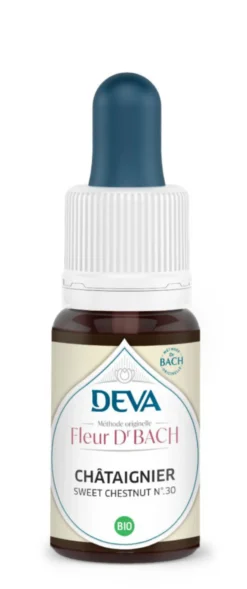Complément alimentaire fleur de Bach châtaignier bio Deva - 15 ml