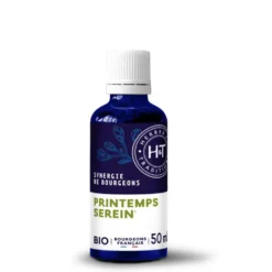 Complément alimentaire synergie gemmo printemps serein bio Herbes et Traditions - 50 ml