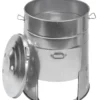 Composteur coloris gris en acier galvanisé - 120 L