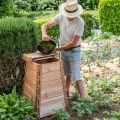 Composteur en bois botanic® - 250 L