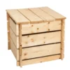 Composteur en bois de sapin non traité PEFC - 304 L
