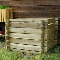 Composteur Jardipolys Cardon - 80 x 80 x 60 cm - 250 L