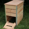 Composteur steel en bois Mon Petit Potager 80 x 45 cm - 246 L