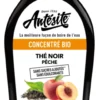 Concentré bio de thé noir pêche en bouteille - 13 cl