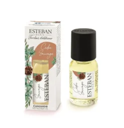 Concentré de parfum en flacon compte-goutte Cèdre sauvage Esteban - 15 ml