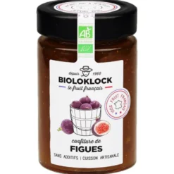 Confiture de figues bio en pot de verre Bioloklock - 230 g