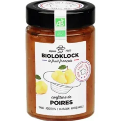 Confiture de poires bio en pot de verre Bioloklock - 230 g