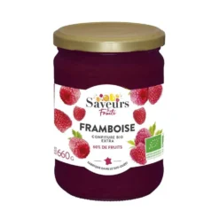 Confiture Extra de framboise bio - 660 g