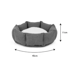 Corbeille pour chat en tissu vert Scruffs Eco Eden - 45 cm