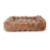 Corbeille pour chien Alpine coloris marron en tissu Scruffs Taille L - 75 x 60 cm
