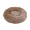 Corbeille ronde moelleuse pour chien coloris beige Wouapy - Ø 90 cm