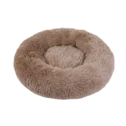 Corbeille ronde moelleuse pour chien coloris beige Wouapy - Ø 90 cm