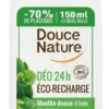 Éco-recharge de déodorant menthe douce bio Douce Nature - 150 ml
