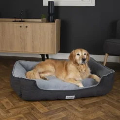 Couchage orthopédique pour chien coloris gris Scruffs Harvard - Taille XXL 110 x 82 x 22 cm