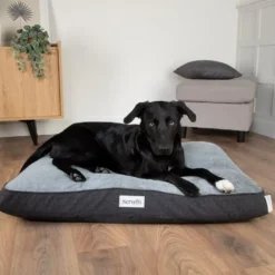 Couchage orthopédique pour chien coloris gris Scruffs Harvard - Taille XXL 140 x 100 x 20 cm
