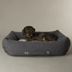 Couchage pour chien coloris gris corbeille Scruffs Eco Eden - Taille M 60 x 50 cm