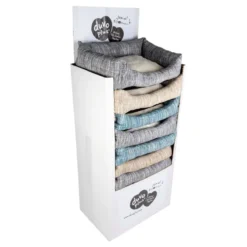 Couchage pour chien coloris multicolore corbeille rectangulaire Duvoplus - 60 x 45 x 16 cm