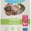 Couches écologiques en sachet T4+ (9-20kg) Tidoo - 42 pièces
