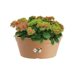 Coupe coloris terre cuite doux Elho Green Basics - Ø 33 cm