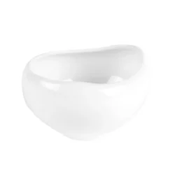 Coupelle en porcelaine blanche Organic - Ø 12 x H 11 cm