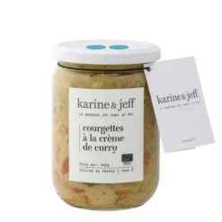 Courgettes bio à la crème de curry 440 g