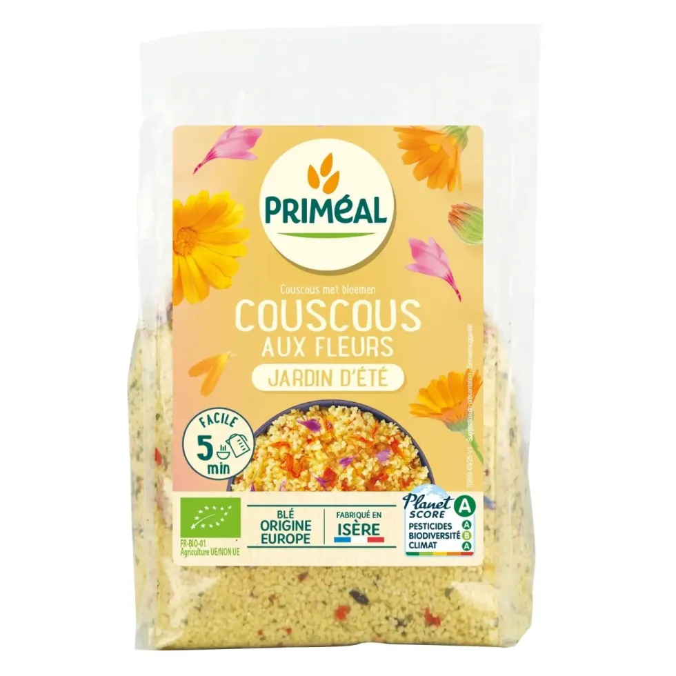 Couscous bio fleurs jardin été Priméal - 300 g