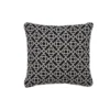 Coussin carré en tissu acrylique coloris reglisse Fermob Lorette - 44 x 44 cm