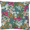 Coussin déco en polyester/coton multicolore Fleur La Petite Fleuriste - 40 x 40 x 15 cm