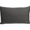 Coussin de dossier pour lounge, noir mat, STERN New Holly - 75x46x20 cm