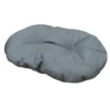 Coussin pour chien ovale hydrofuge coloris bleu Croci - 87 x 57 cm