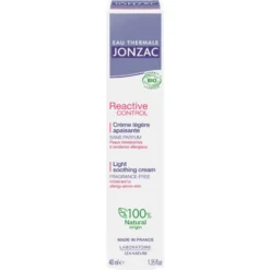 Crème légère apaisante Reactive Control Eau Thermale Jonzac - 40 ml