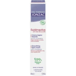 Crème légère lissante Sublimactive Bio Eau Thermale Jonzac - 40 ml