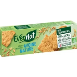 Croquant avoine nature en paquet de 130 g
