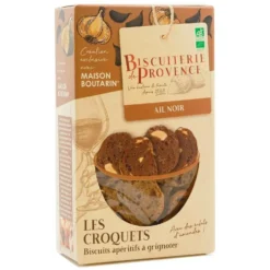 Croquet de provence ail noir bio Biscuiterie de Provence - 90 g