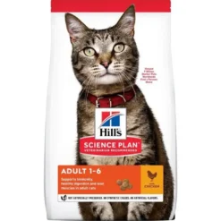 Croquette pour chat adulte au poulet Hill's - 3 kg