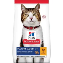 Croquette pour chat mature au poulet Hill's - 1,5 kg